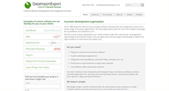 Desktop Screenshot of dataimportexport.com