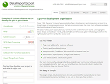 Tablet Screenshot of dataimportexport.com